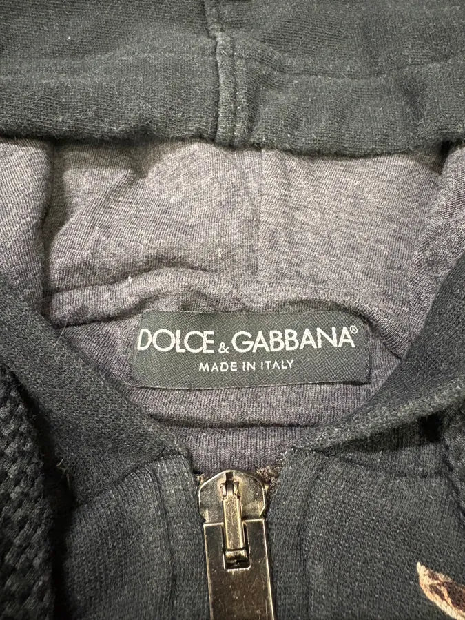 2010s Dolce & Gabbana Contemporary Soldier Lemon World Black Sweatshirt lyeBaiW 7