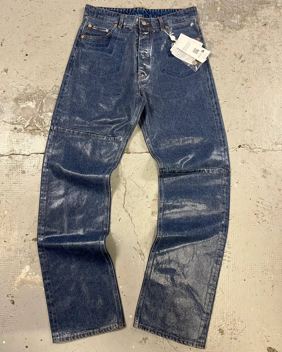 FW2023 Maison Margiela Half Waxed Jeans GOgUTwH 2