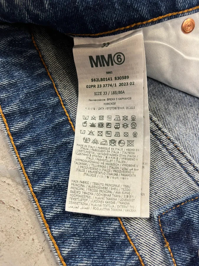 FW2023 Maison Margiela Half Waxed Jeans GOgUTwH 10