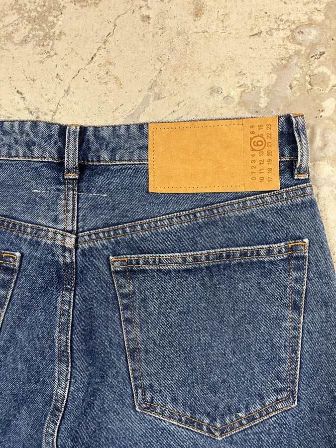 FW2023 Maison Margiela Half Waxed Jeans GOgUTwH 7