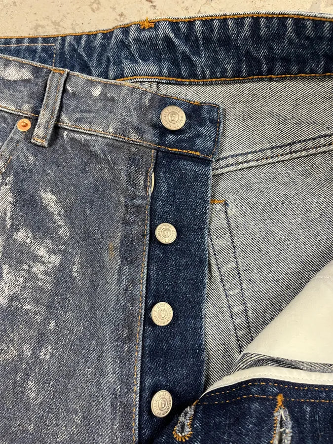 FW2023 Maison Margiela Half Waxed Jeans GOgUTwH 8