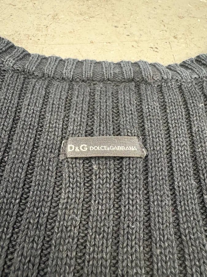 2000s Dolce & Gabbana Fit Black Sweater XBjYGZV 7