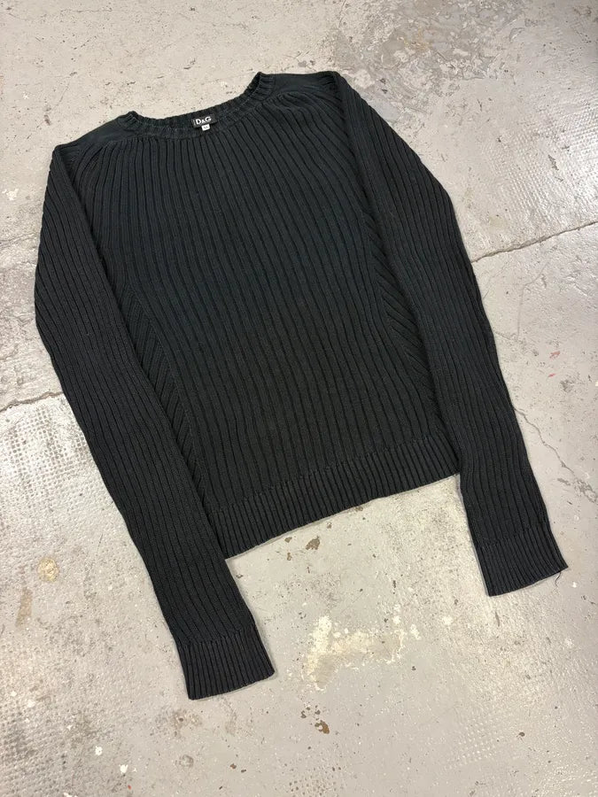 2000s Dolce & Gabbana Fit Black Sweater XBjYGZV 3