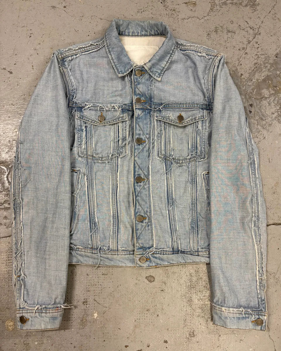 SS2005 Maison Margiela x H&M Reversed Denim Jacket Re-Edition sVZorzv 0