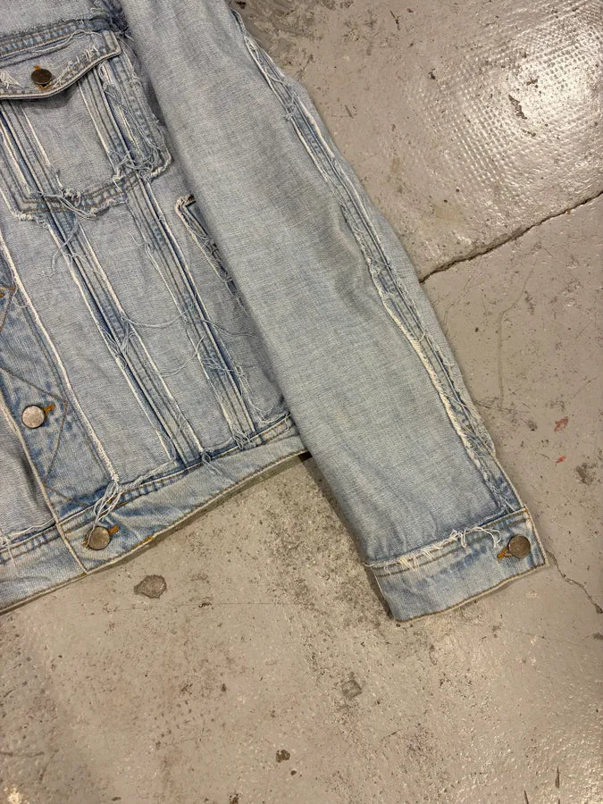 SS2005 Maison Margiela x H&M Reversed Denim Jacket Re-Edition sVZorzv 7