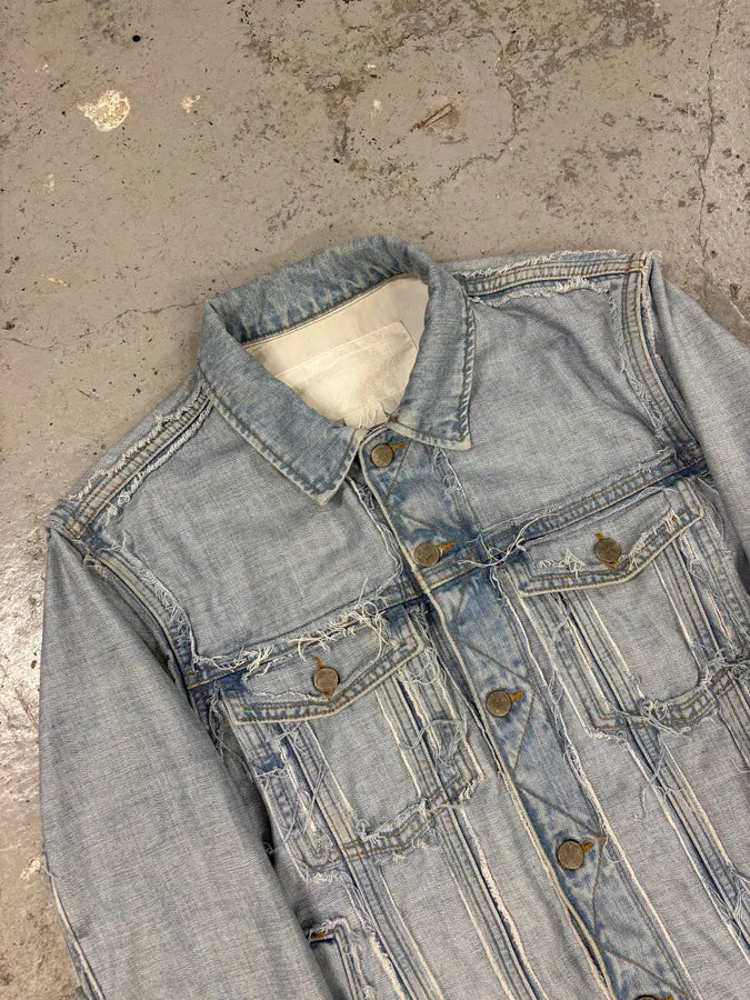 SS2005 Maison Margiela x H&M Reversed Denim Jacket Re-Edition sVZorzv 4