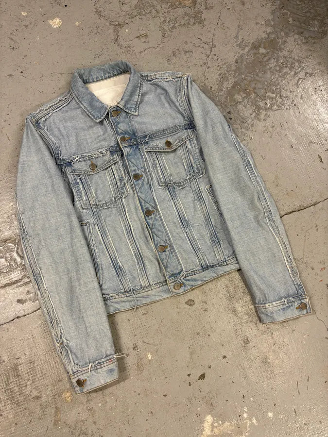 SS2005 Maison Margiela x H&M Reversed Denim Jacket Re-Edition sVZorzv 3
