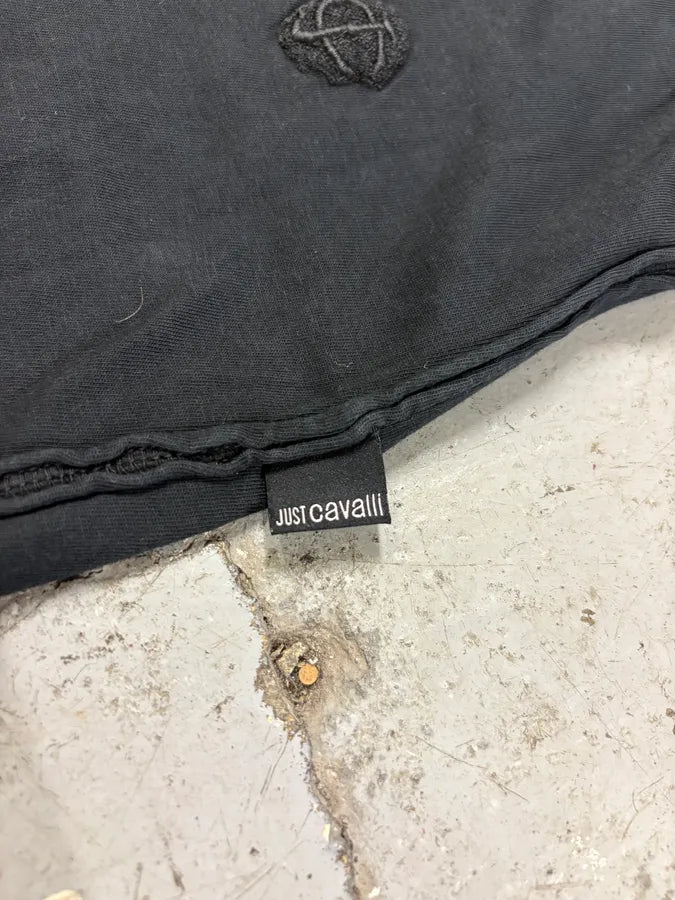 2000s Cavalli Gorilla Black T-Shirt QlzNYpt 9