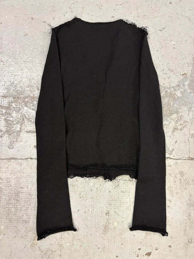 2000s Roberto Cavalli Strass Mohair Black Cardigan iwOWmmP 3