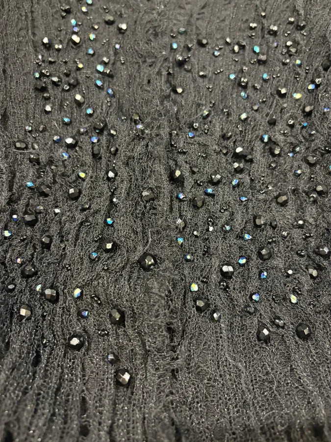 2000s Roberto Cavalli Strass Mohair Black Cardigan iwOWmmP 4