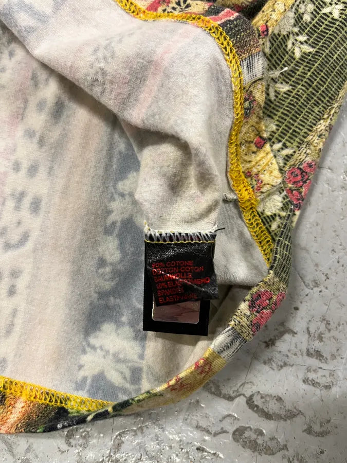 2000s Robero Cavalli Paper Paint T-Shirt BFFKGnu 7