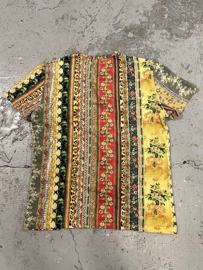 2000s Robero Cavalli Paper Paint T-Shirt BFFKGnu 5