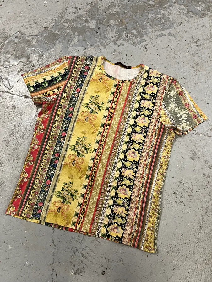 2000s Robero Cavalli Paper Paint T-Shirt BFFKGnu 3