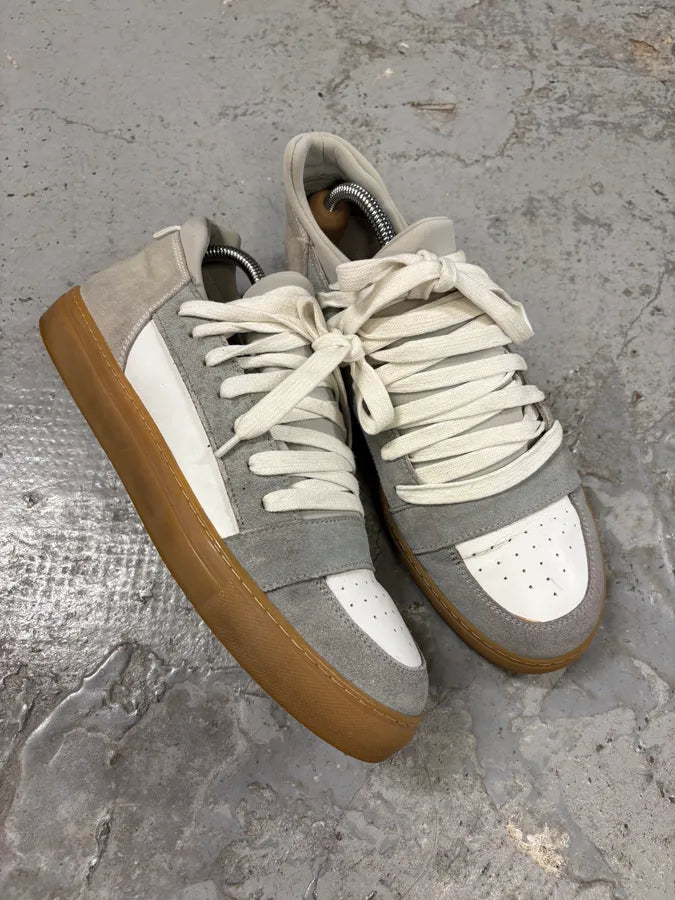 Kris Van Assche Beige Army Laced Shoes BjeJAaP 4