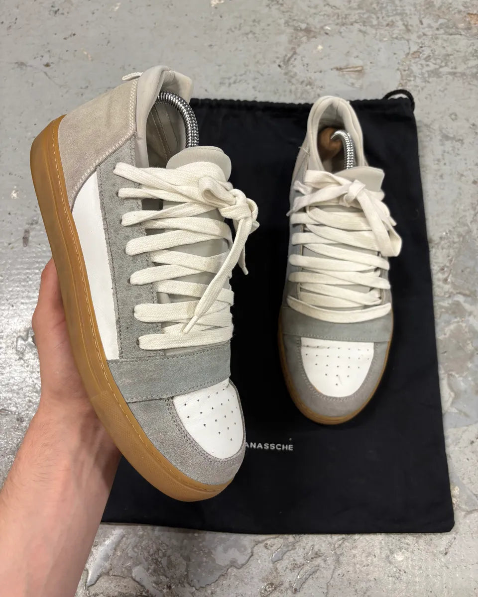 Kris Van Assche Beige Army Laced Shoes BjeJAaP 0