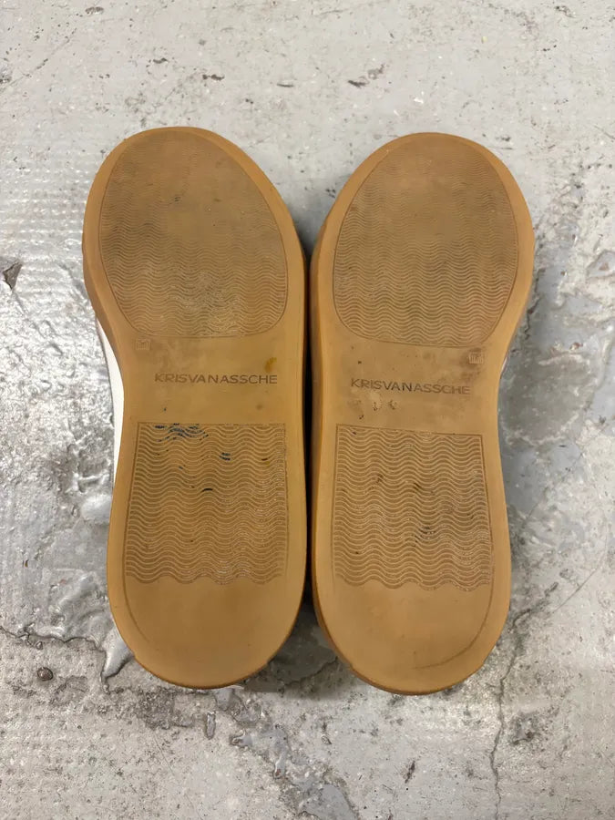 Kris Van Assche Beige Army Laced Shoes BjeJAaP 7