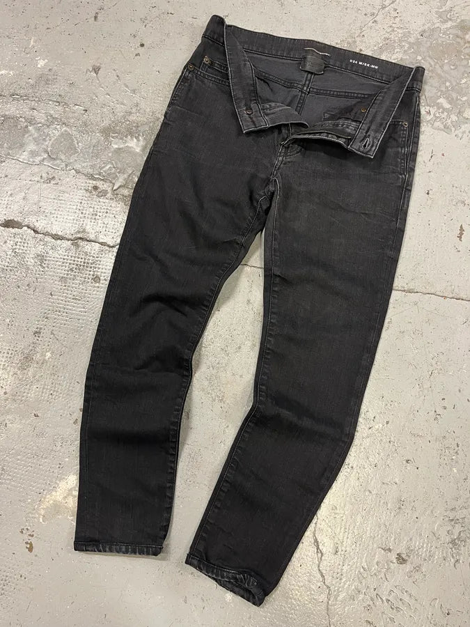 Saint Laurent Black Simple Denim Jeans ZMKPVFa 2
