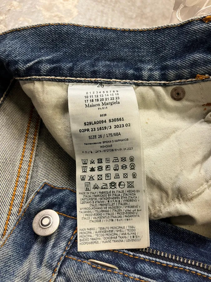 FW2023 Maison Margiela Faded Denim Jeans JvzhHfG 9