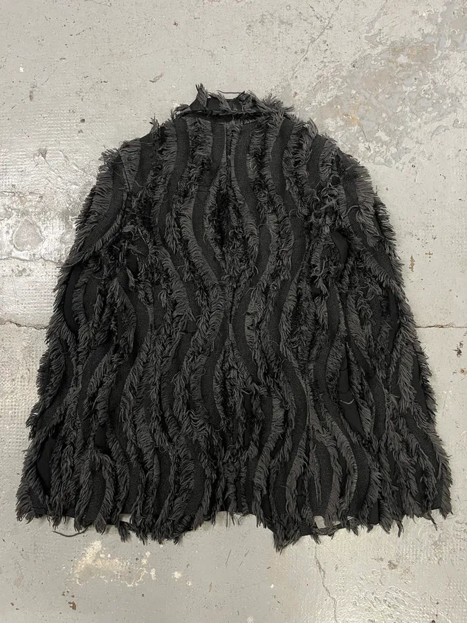 2000s Cavalli Black Feather Suit Jacket (S/M) zLwTjFC 3