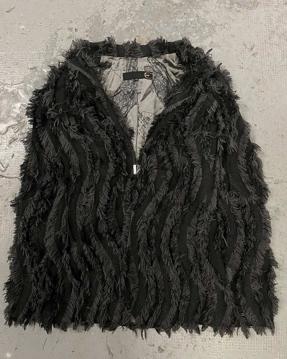 2000s Cavalli Black Feather Suit Jacket (S/M) zLwTjFC 1