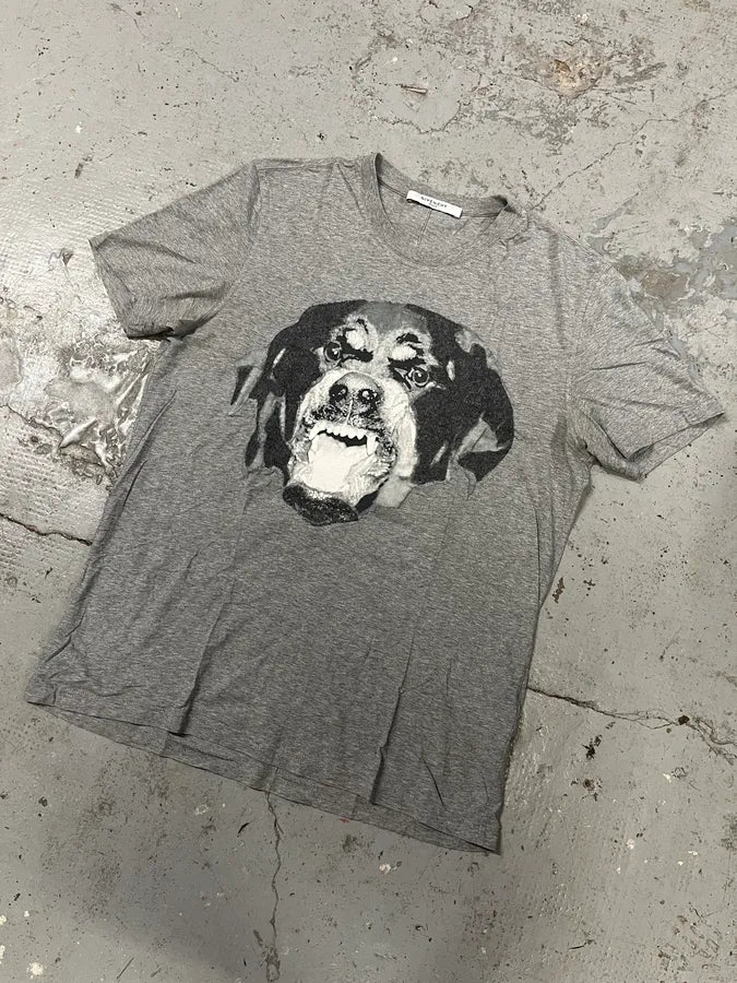 SS2016 Givenchy Rottweiler Dog Grey Tee-Shirt by Riccardo Tisci (M/L) BYGBuxs 3