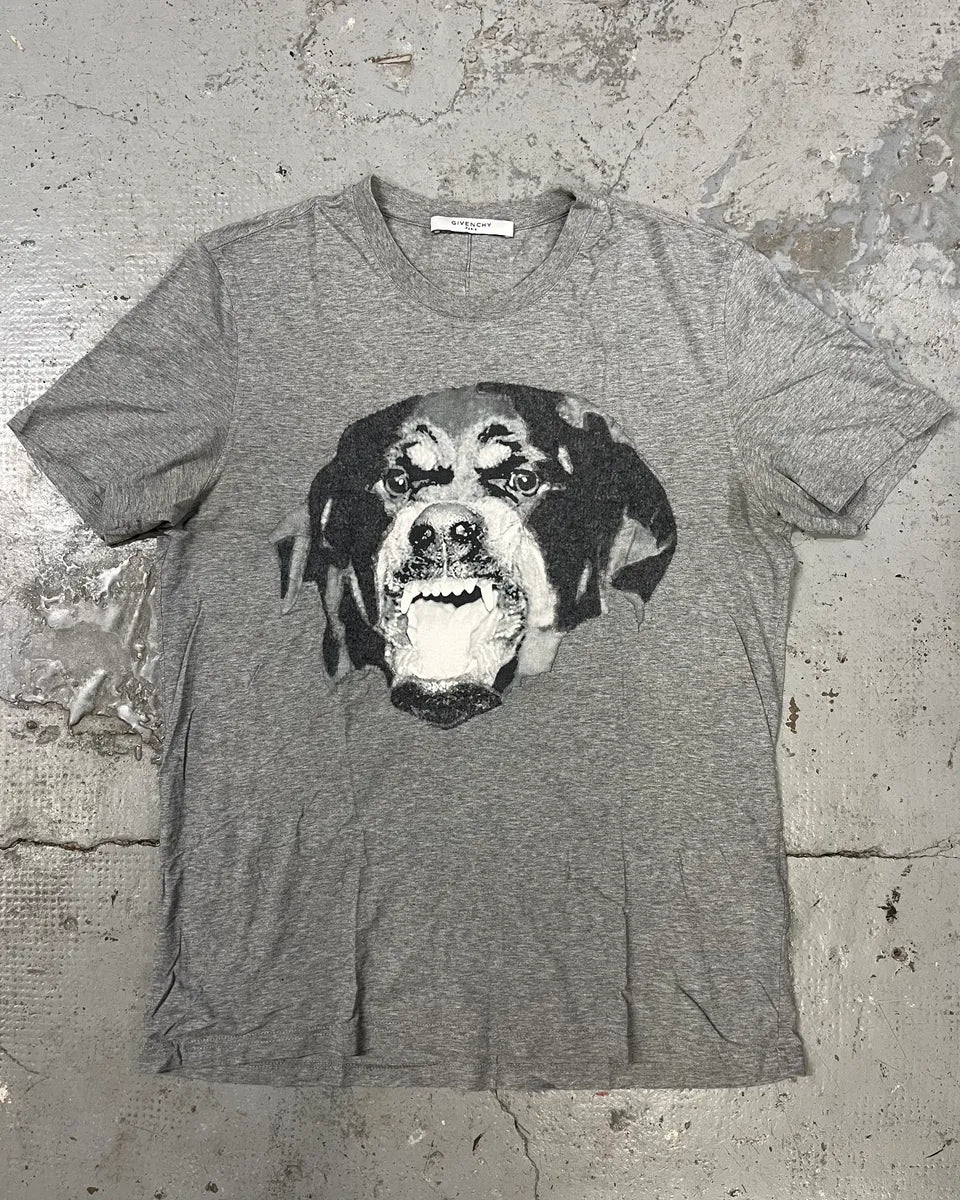 SS2016 Givenchy Rottweiler Dog Grey Tee-Shirt by Riccardo Tisci (M/L) BYGBuxs 0