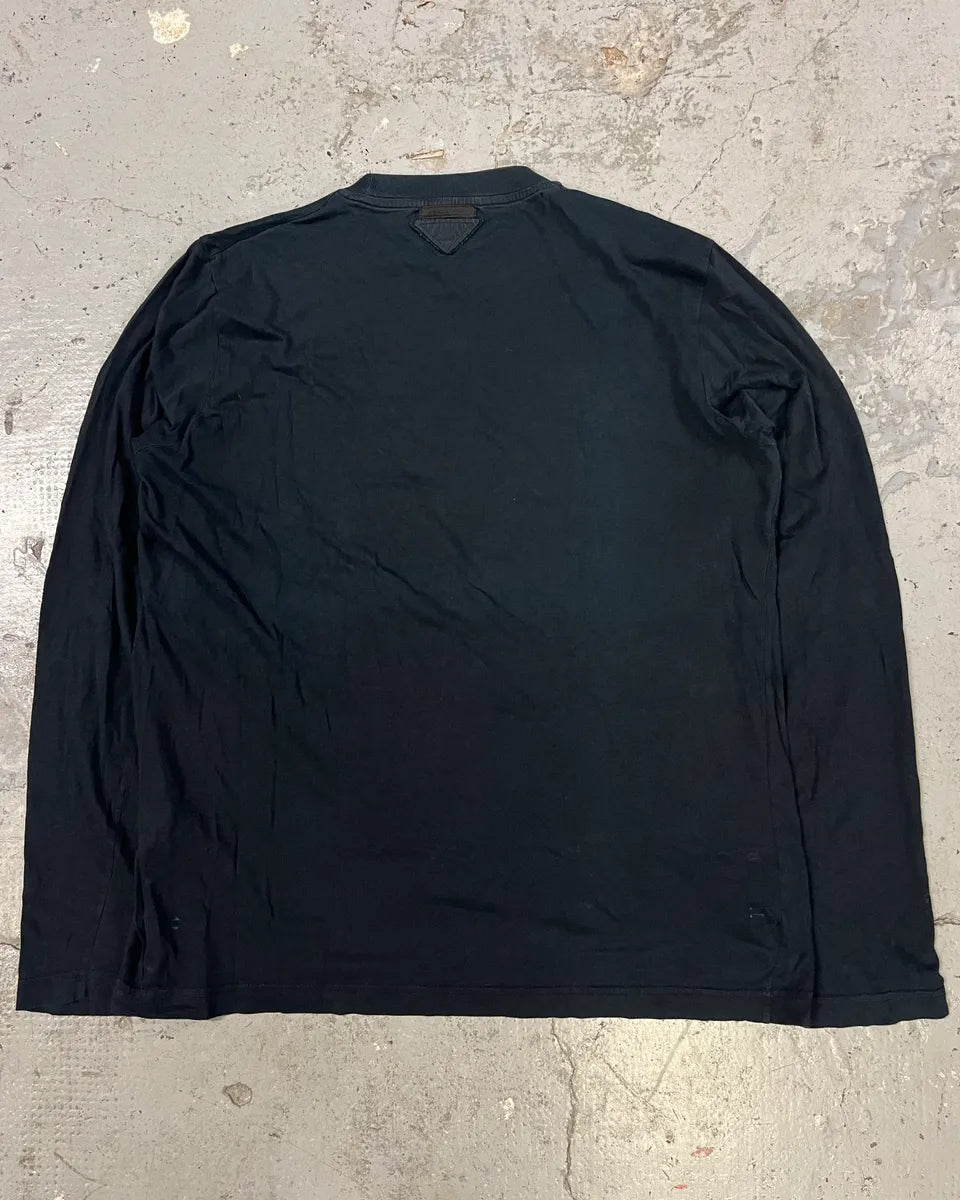 Prada Black Signature Longsleeves (L) gRkhAZl 3