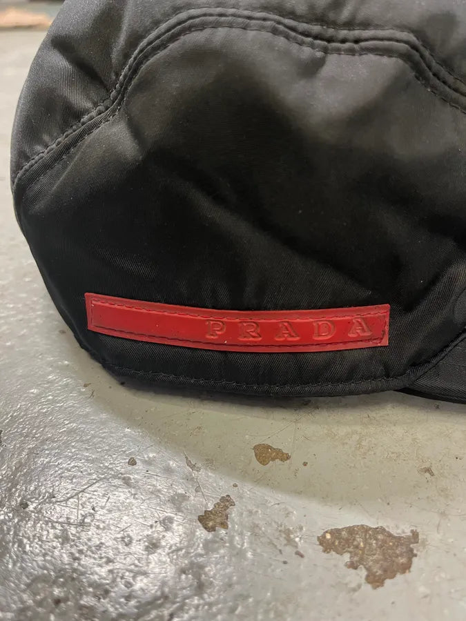 2000s Prada Linea Rossa Black Nylon Cap – Dolce Vita Hub 2000s Prada Linea Rossa Black Nylon Cap – Dolce Vita Hub