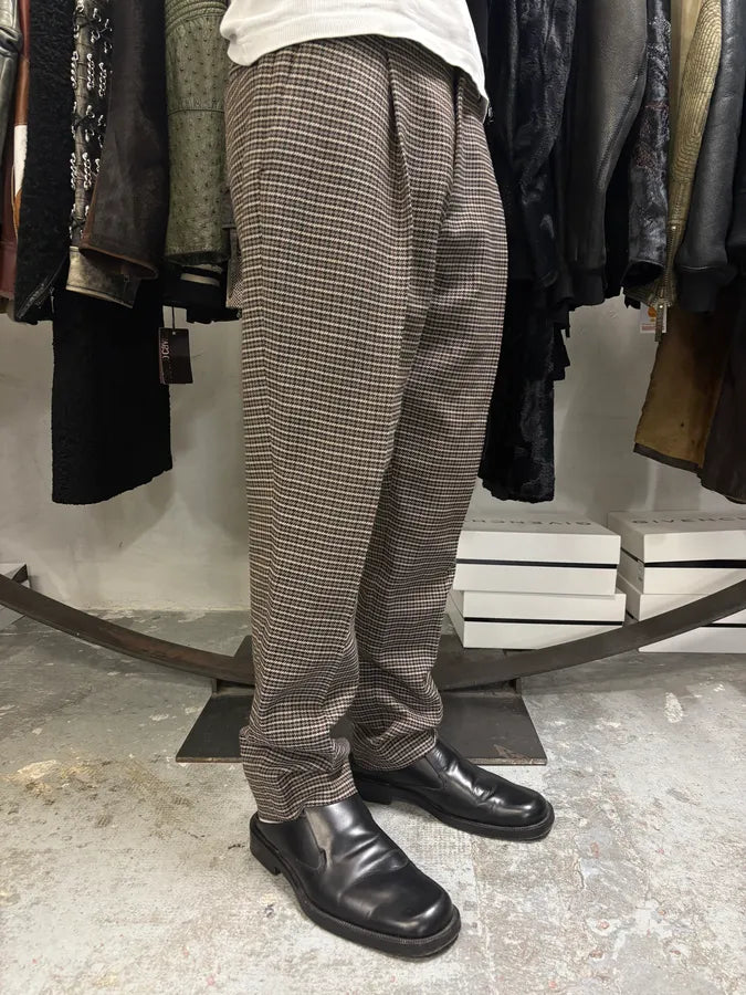 AW2017 Acne Studios Houndstooth Cozy Pants (M) GjfJMRu 2
