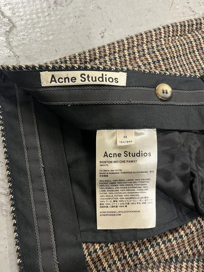 AW2017 Acne Studios Houndstooth Cozy Pants (M) GjfJMRu 8