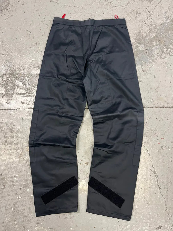 2000s Prada Linea Rossa Padded Nylon Navy Pants (M) rapQDmD 6