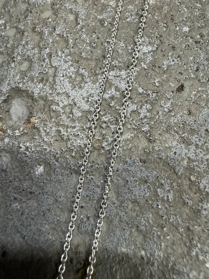 Tiffany & Co. Infinity Cross Silver Pendant Necklace lXTQQuW 5