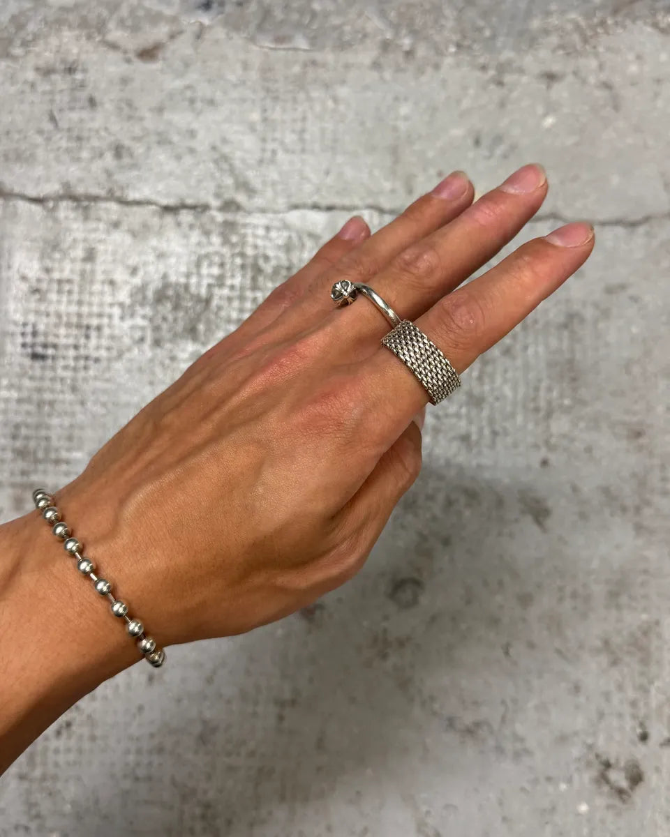 Tiffany & Co. Somerset Mesh Silver 925 Ring KAKuWwd 1