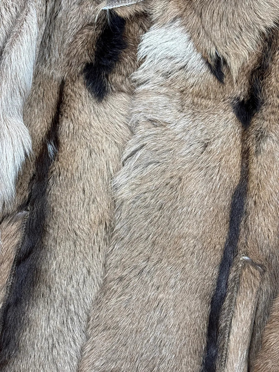 2000s Cavalli Brown Fur Panelled Leather Jacket tkWiXolv 5