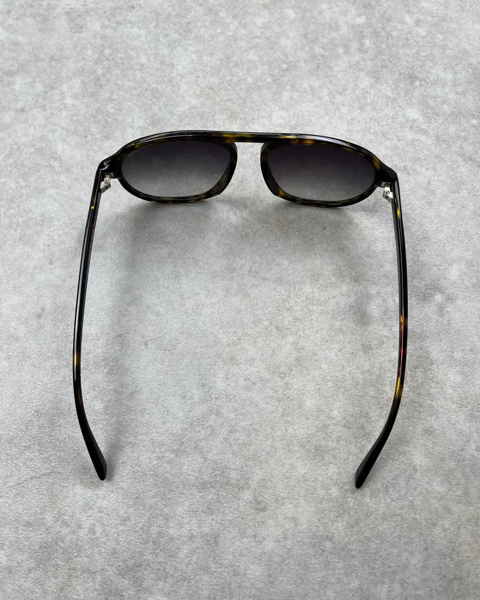 Tom Ford Brown Acetate Aviator Sunglasses bLeJMAC 5