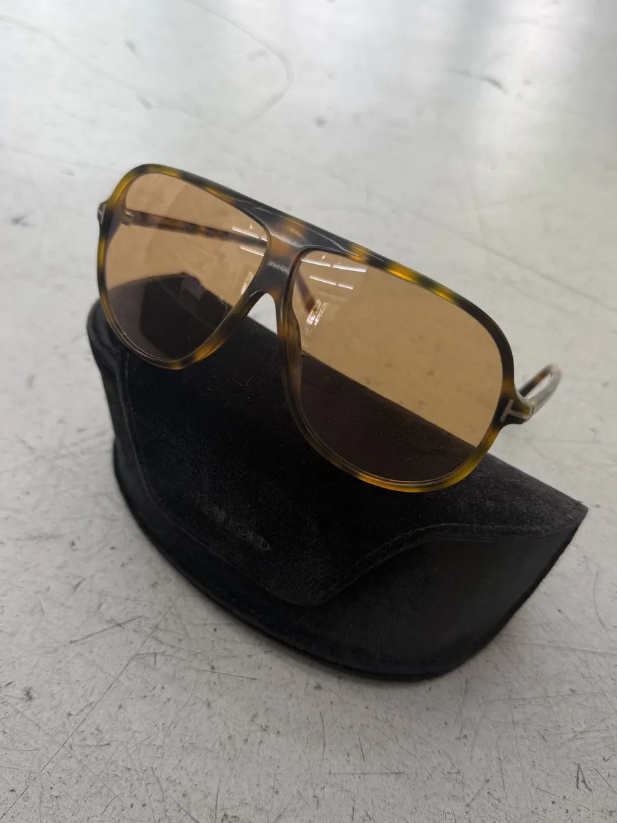 Tom Ford Brown Plastic Oversized Sunglasses ibpnuAG 0