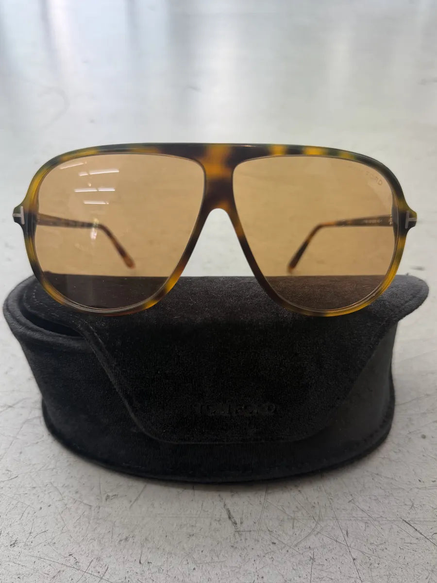 Tom Ford Brown Plastic Oversized Sunglasses ibpnuAG 12