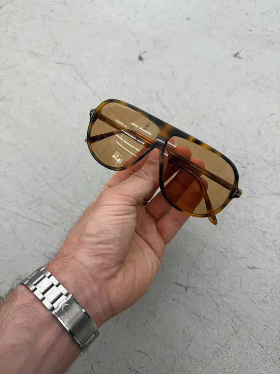Tom Ford Brown Plastic Oversized Sunglasses ibpnuAG 2