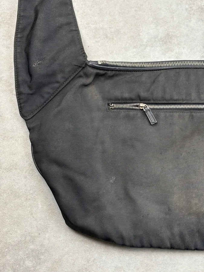 2000s Gucci Black Leather Multi-Pocket Crossbody Bag by Tom Ford jgDWzMu 7