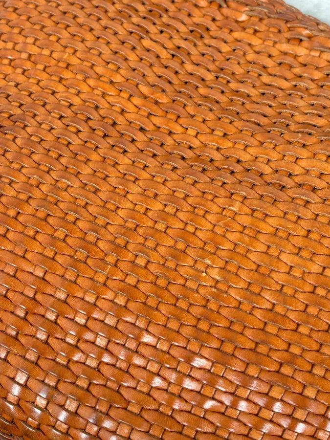 SS2004 Gucci Cognac Woven Leather Bamboo Handle Hobo Bag by Tom Ford AbDxMMx 14