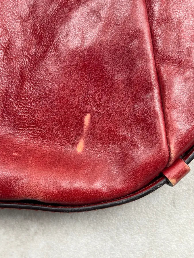 2000s Yves Saint Laurent Bordeaux Leather Mombasa Handle Bag by Tom Ford   WFBmpEy 11