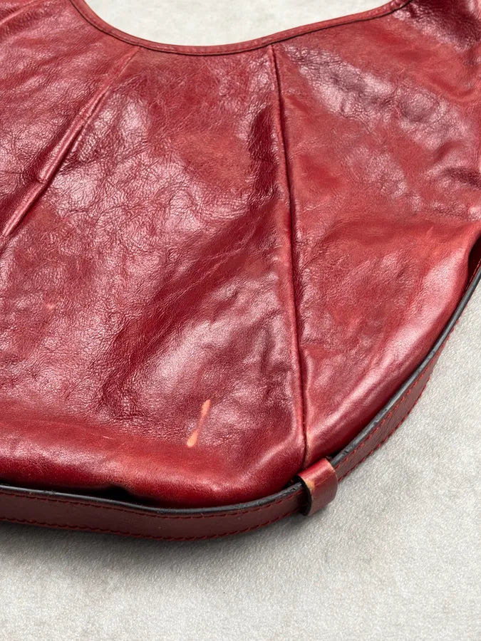 2000s Yves Saint Laurent Bordeaux Leather Mombasa Handle Bag by Tom Ford   WFBmpEy 10