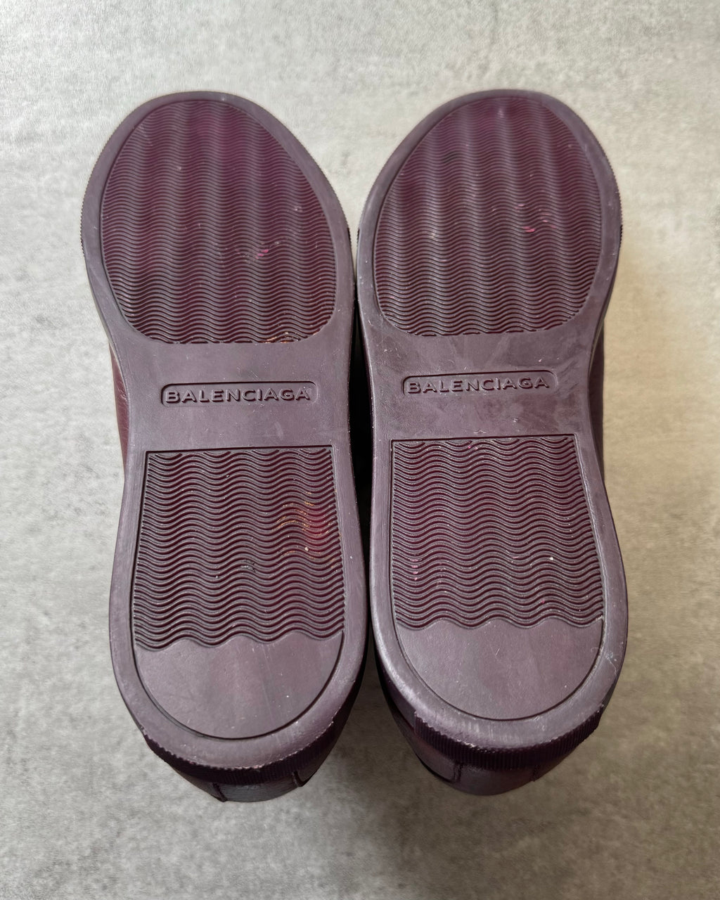 Balenciaga Arena Low Bordeaux Leather Shoes  (39) - 6