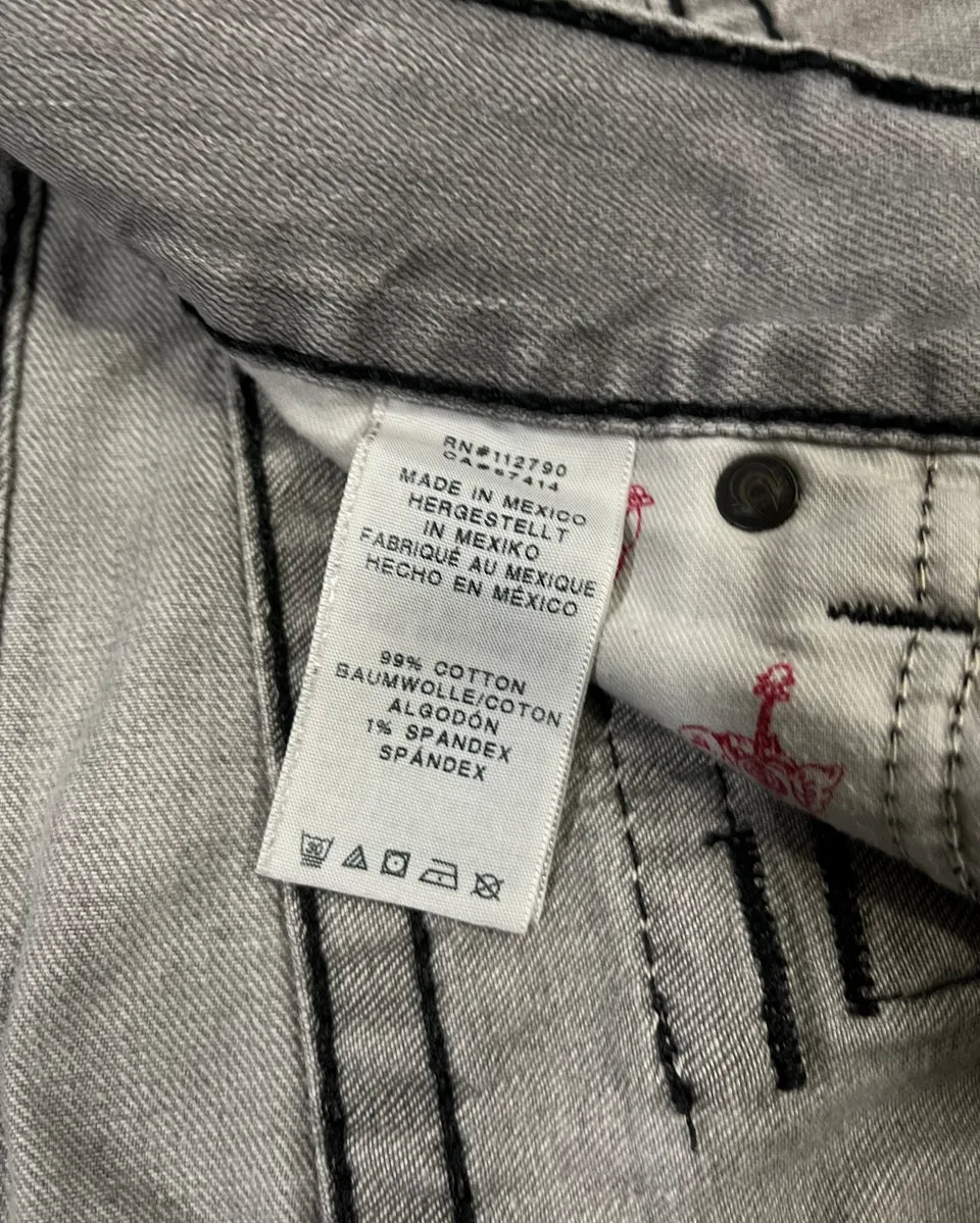 True Religion Grey Denim Jeans nbVbBaE 11