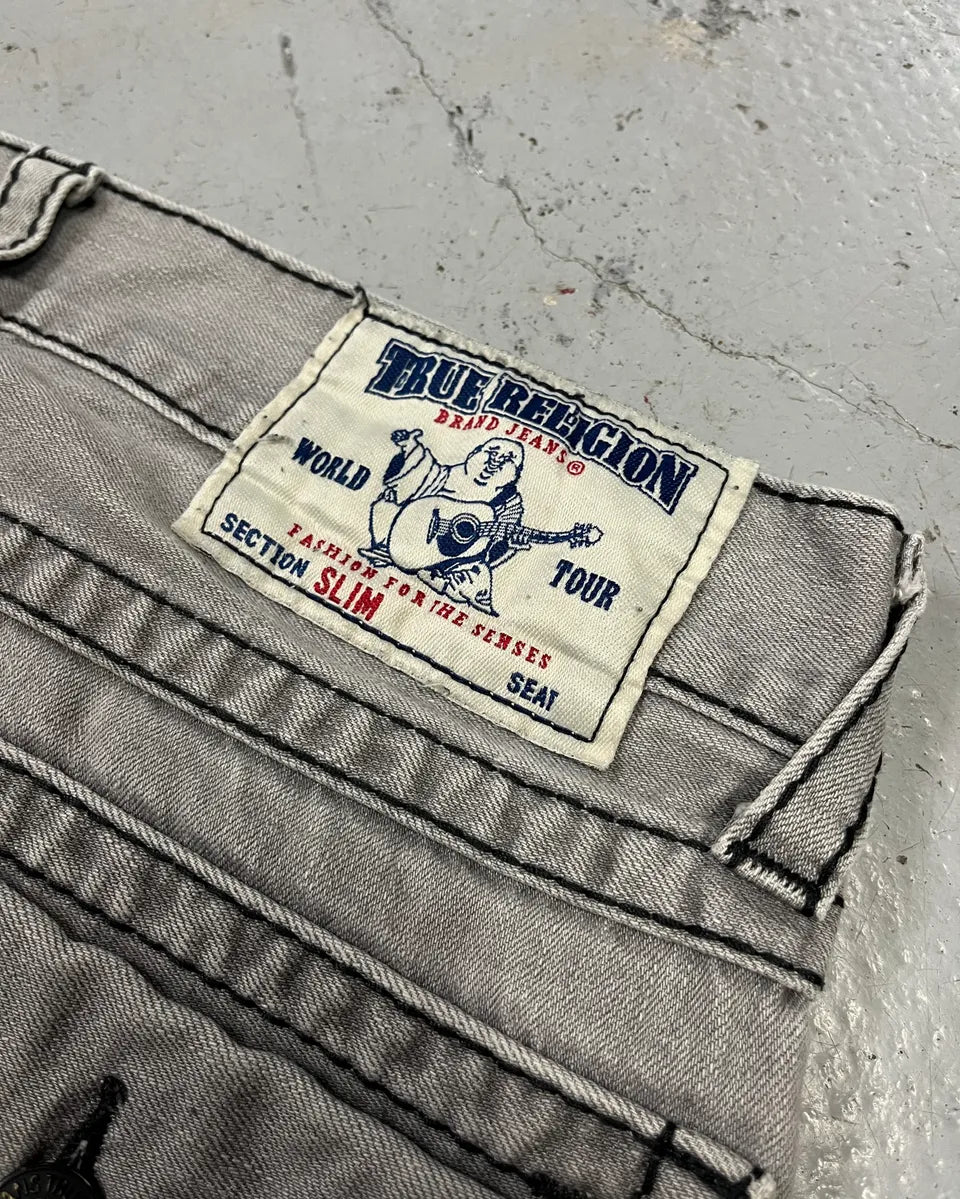 True Religion Grey Denim Jeans nbVbBaE 9