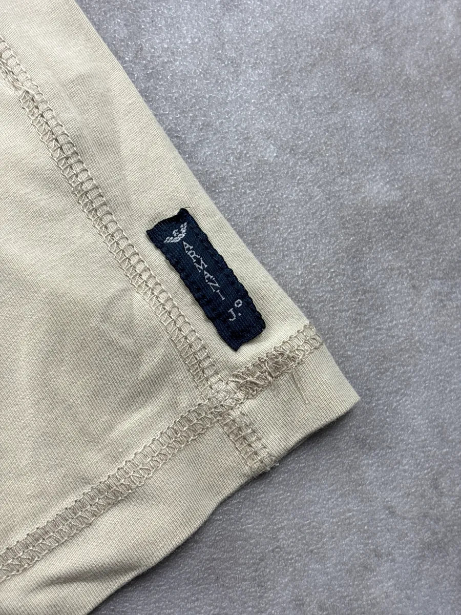 2010s Armani Beige Motorcycle Ride Free T-Shirt tuWOtYzt 8