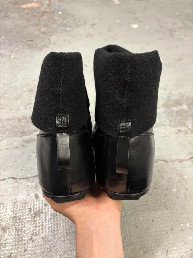 Givenchy (B).STROY Bunny Black Calf Leather Ankle Boots uBJHMfY 6