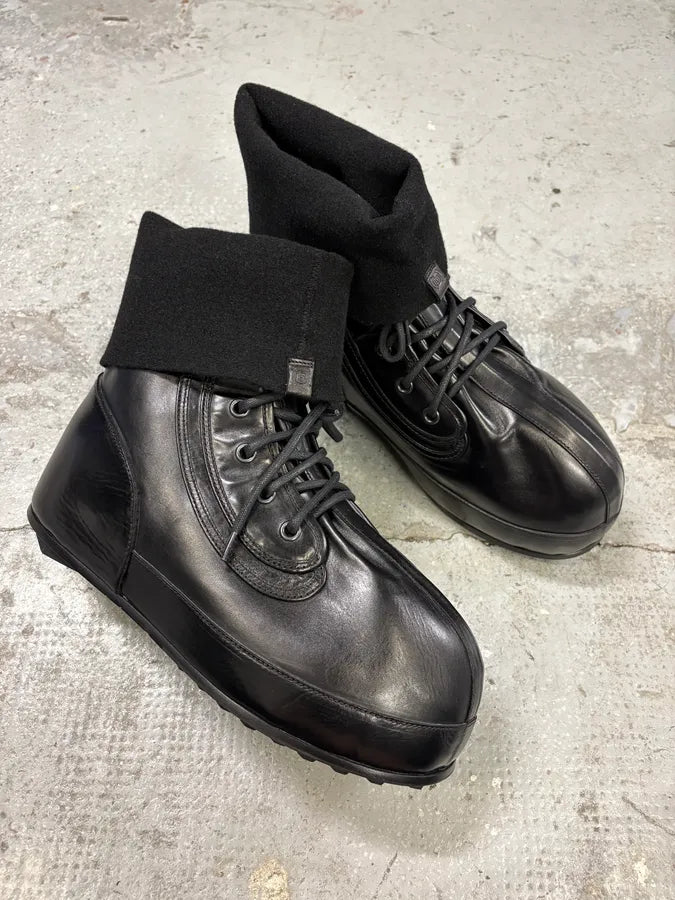 Givenchy (B).STROY Bunny Black Calf Leather Ankle Boots uBJHMfY 4