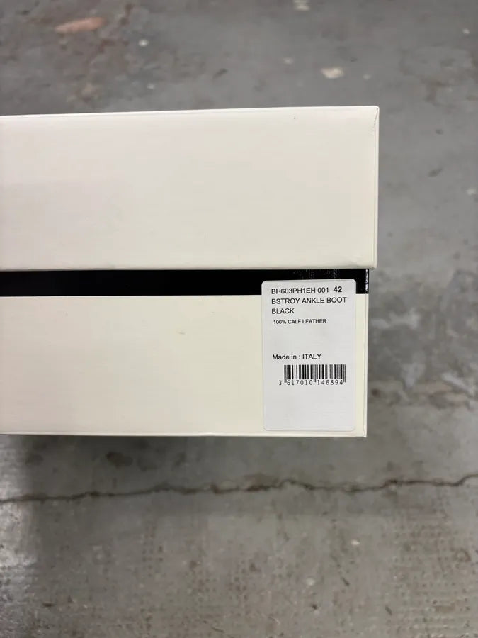Givenchy (B).STROY Bunny Black Calf Leather Ankle Boots uBJHMfY 11