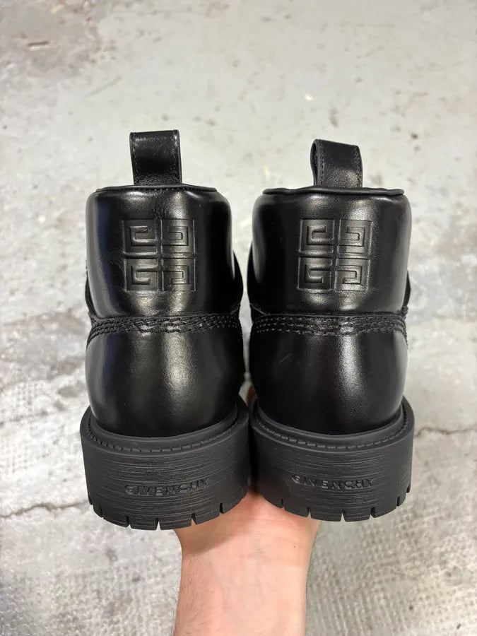 Givenchy Storm Ankle Leather Black Boots WRBNGhf 6